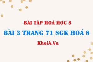 Bài 3 trang 71 SGK Hóa 8: Xác định phần trăm theo khối lượng của nguyên tố, lập công thức hoá học của hợp chất